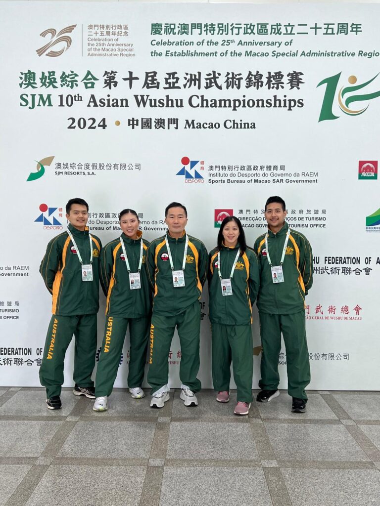 Australian Team at 10th Asian Wushu Championships